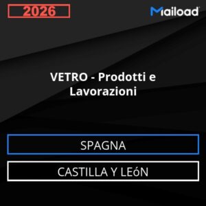 Database Email VETRO – Prodotti e Lavorazioni (Castilla y León – Spagna)