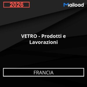 Database Email VETRO – Prodotti e Lavorazioni (Francia)