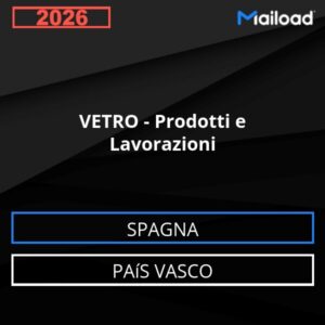 Database Email VETRO – Prodotti e Lavorazioni (País Vasco – Spagna)