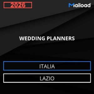 Database Email WEDDING PLANNERS (Lazio – Italia)