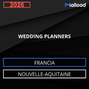 Database Email WEDDING PLANNERS (Nouvelle-Aquitaine – Francia)