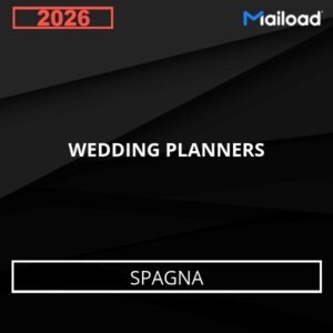 Database Email WEDDING PLANNERS (Spagna)