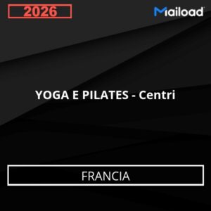 Database Email YOGA E PILATES – Centri (Francia)