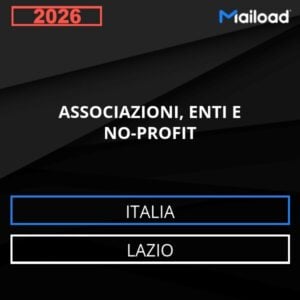 Database Email ASSOCIAZIONI, ENTI E NO-PROFIT (Lazio – Italia)