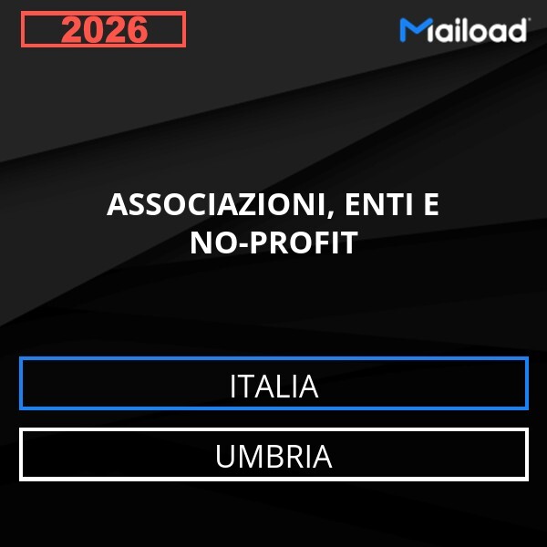 Email Database ASSOCIAZIONI, ENTI E NO-PROFIT Umbria