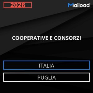 Database Email COOPERATIVE E CONSORZI (Puglia – Italia)
