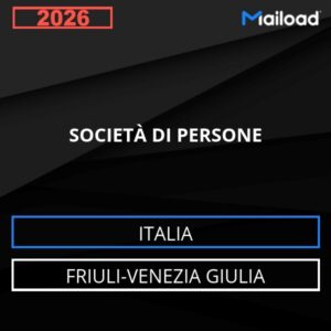 Database Email SOCIETÀ DI PERSONE (Friuli-Venezia Giulia – Italia)